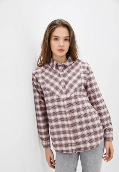 Рубашка, Trendyol, цвет: серый. Артикул: RTLAAR253201. Одежда / Блузы и рубашки / Рубашки / Trendyol