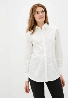 Рубашка, Trendyol, цвет: белый. Артикул: RTLAAR253801. Одежда / Блузы и рубашки / Рубашки / Trendyol