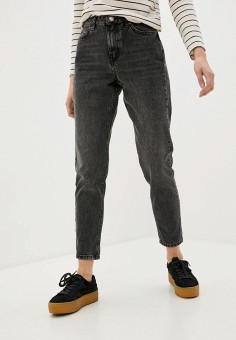Джинсы Topshop Dad jeans, цвет: черный 