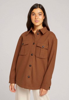 Куртка, Tom Tailor Denim, цвет: коричневый. Артикул: RTLAAR318701. Одежда / Tom Tailor Denim
