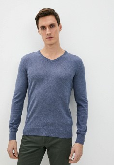 Пуловер, Tom Tailor, цвет: голубой. Артикул: RTLAAR331001. Tom Tailor