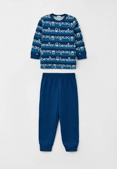 Пижама, United Colors of Benetton, цвет: синий. Артикул: RTLAAR481801. Мальчикам
