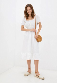 Платье, Cotton On, цвет: белый. Артикул: RTLAAR524601. Cotton On