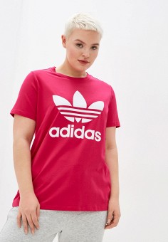 Футболка, adidas Originals, цвет: розовый. Артикул: RTLAAR627201. Одежда / Футболки и поло / Футболки / adidas Originals