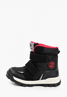 Ботинки, Zebra, цвет: черный. Артикул: RTLAAR630501. Мальчикам / Обувь / Ботинки