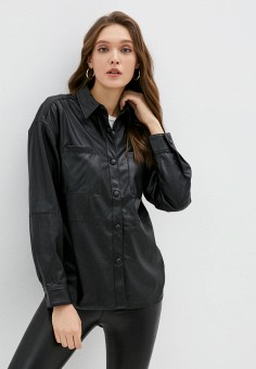 Рубашка, Q/S designed by, цвет: черный. Артикул: RTLAAR660902. Одежда / Q/S designed by