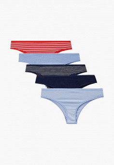 Трусы 5 шт., Marks & Spencer, цвет: голубой, красный, синий. Артикул: RTLAAR818101. Одежда
