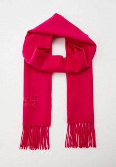 Шарф, Boutique Moschino, цвет: розовый. Артикул: RTLAAR953501. Premium / Аксессуары / Платки и шарфы