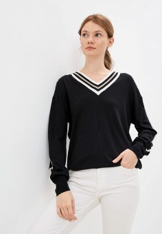 Пуловер, Luhta, цвет: черный. Артикул: RTLAAS032601. Одежда / Luhta