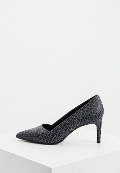 Туфли, Calvin Klein, цвет: черный. Артикул: RTLAAS078101. Premium / Обувь / Туфли / Лодочки