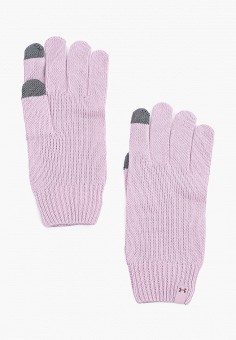 Перчатки, Under Armour, цвет: фиолетовый. Артикул: RTLAAS086901. Аксессуары / Перчатки и варежки