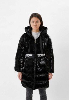 Куртка утепленная, Twinset Milano, цвет: черный. Артикул: RTLAAS225201. Одежда / Twinset Milano