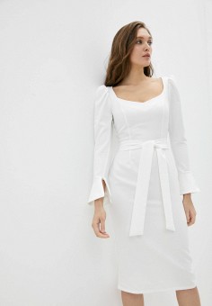 Платье, Elsi, цвет: белый. Артикул: RTLAAS254301. Elsi