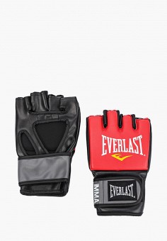 Перчатки ММА, Everlast, цвет: красный. Артикул: RTLAAS383201. Аксессуары / Перчатки и варежки