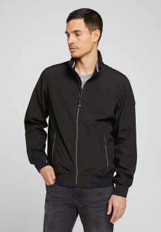 Куртка, Tom Tailor, цвет: черный. Артикул: RTLAAS892801. Одежда / Верхняя одежда / Легкие куртки и ветровки / Tom Tailor