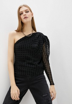 Блуза, Iro, цвет: черный. Артикул: RTLAAT033601. Одежда / Блузы и рубашки / Блузы / Iro