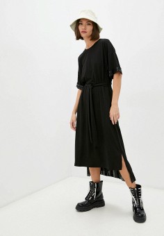 Платье, DKNY, цвет: черный. Артикул: RTLAAT111601. Одежда / DKNY
