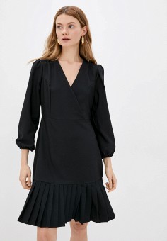 Платье, Trendyol, цвет: черный. Артикул: RTLAAT119501. Trendyol