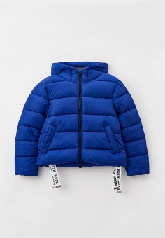 Куртка утепленная, MSGM Kids, цвет: синий. Артикул: RTLAAT261501. MSGM Kids