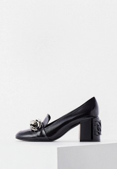 Туфли, Casadei, цвет: черный. Артикул: RTLAAT335401. Premium / Casadei
