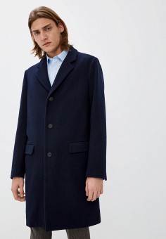 Пальто, United Colors of Benetton, цвет: синий. Артикул: RTLAAT346901. Одежда / Верхняя одежда / Пальто