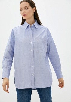 Рубашка, Banana Republic, цвет: голубой. Артикул: RTLAAT423001. Одежда / Блузы и рубашки / Banana Republic