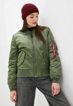 Куртка утепленная, Alpha Industries, цвет: зеленый. Артикул: RTLAAT617601. Одежда / Alpha Industries