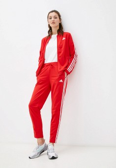 Костюм спортивный, adidas, цвет: красный. Артикул: RTLAAT886701. Одежда / Спортивные костюмы