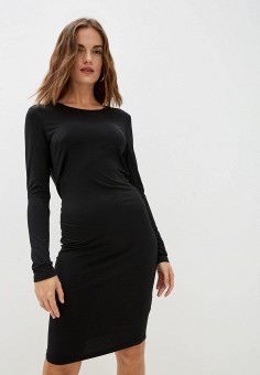 Платье, Silvian Heach, цвет: черный. Артикул: RTLAAT920801. Одежда / Silvian Heach
