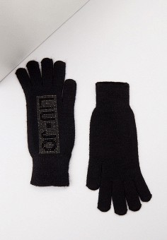 Перчатки, Liu Jo, цвет: черный. Артикул: RTLAAT944402. Аксессуары / Перчатки и варежки