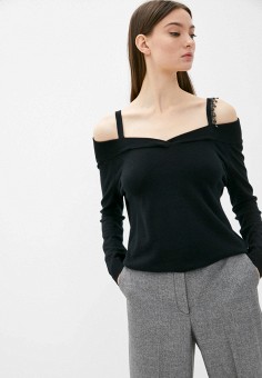 Пуловер, Liu Jo, цвет: черный. Артикул: RTLAAT954901. 