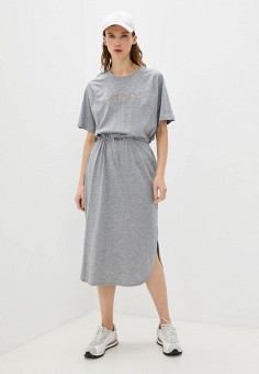 Платье, DKNY, цвет: серый. Артикул: RTLAAU024301. 