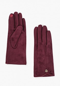 Перчатки, Fabretti, цвет: бордовый. Артикул: RTLAAU058601. Аксессуары / Перчатки и варежки