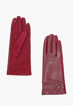 Перчатки, Fabretti, цвет: бордовый. Артикул: RTLAAU061101. Аксессуары / Перчатки и варежки