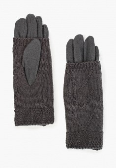 Перчатки, Fabretti, цвет: серый. Артикул: RTLAAU067901. Аксессуары / Перчатки и варежки