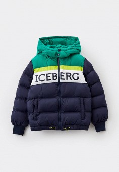 Куртка утепленная, Iceberg, цвет: синий. Артикул: RTLAAU268701. Iceberg