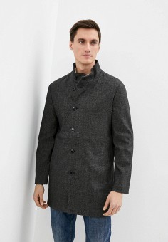 Пальто, Selected Homme, цвет: серый. Артикул: RTLAAU303201. Одежда / Верхняя одежда / Пальто