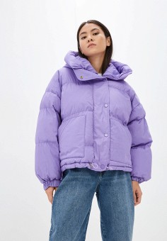Куртка утепленная, Moda Sincera, цвет: фиолетовый. Артикул: RTLAAU384501. 