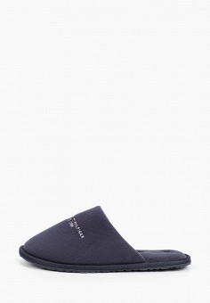 Тапочки, Tommy Hilfiger, цвет: синий. Артикул: RTLAAU545901. Обувь / Домашняя обувь