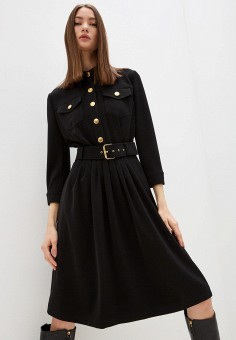 Платье, Boutique Moschino, цвет: черный. Артикул: RTLAAU609001. Premium