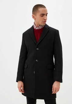 Пальто, Mango Man, цвет: черный. Артикул: RTLAAU620201. Одежда / Верхняя одежда / Пальто