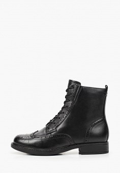 Ботинки, Tamaris, цвет: черный. Артикул: RTLAAU686901. Обувь / Ботинки / Высокие ботинки