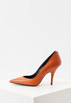 Туфли, Patrizia Pepe, цвет: коричневый. Артикул: RTLAAU797601. Premium / Обувь / Туфли / Лодочки