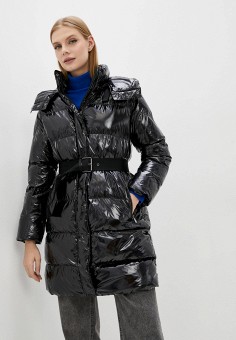 Куртка утепленная, Pinko, цвет: черный. Артикул: RTLAAU840901. Premium / Одежда / Верхняя одежда