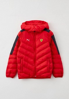 Куртка утепленная, PUMA, цвет: красный. Артикул: RTLAAU900601. Мальчикам / Одежда / Верхняя одежда / Куртки и пуховики