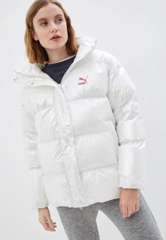 Куртка утепленная, PUMA, цвет: белый. Артикул: RTLAAU911301. Одежда / Верхняя одежда / PUMA