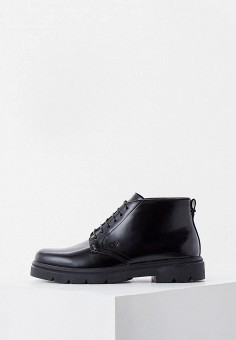 Ботинки, Calvin Klein, цвет: черный. Артикул: RTLAAV070101. Обувь / Ботинки