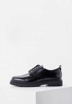 Туфли, Calvin Klein Jeans, цвет: черный. Артикул: RTLAAV070401. Обувь / Туфли