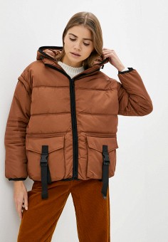 Куртка утепленная, Z-Design, цвет: коричневый. Артикул: RTLAAV181801. Одежда / Верхняя одежда / Z-Design