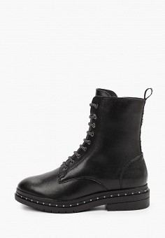 Ботинки, Юничел, цвет: черный. Артикул: RTLAAV221201. Обувь / Ботинки / Высокие ботинки
